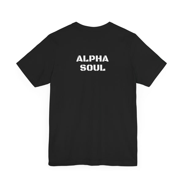 Inspirational Gym Shirts for Men - Motivation for Your Workout - ALPHA SOUL - Back