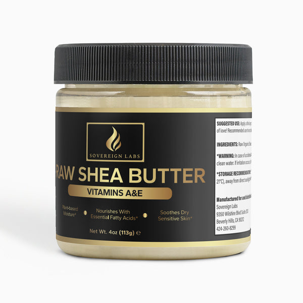 Raw Shea Butter - Natural Skin & Hair Moisturizer - Vitamin-Rich, Anti-Aging