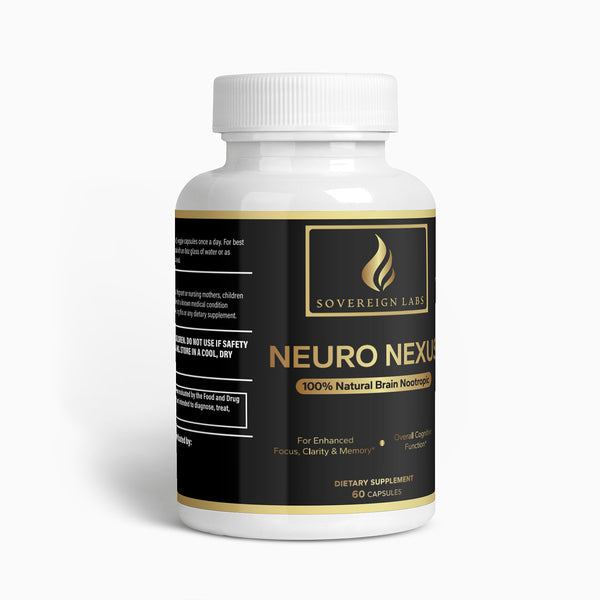 Neuro Nexus - Advanced Nootropic Brain Support Complex for Enhanced Focus, Memory & Clarity