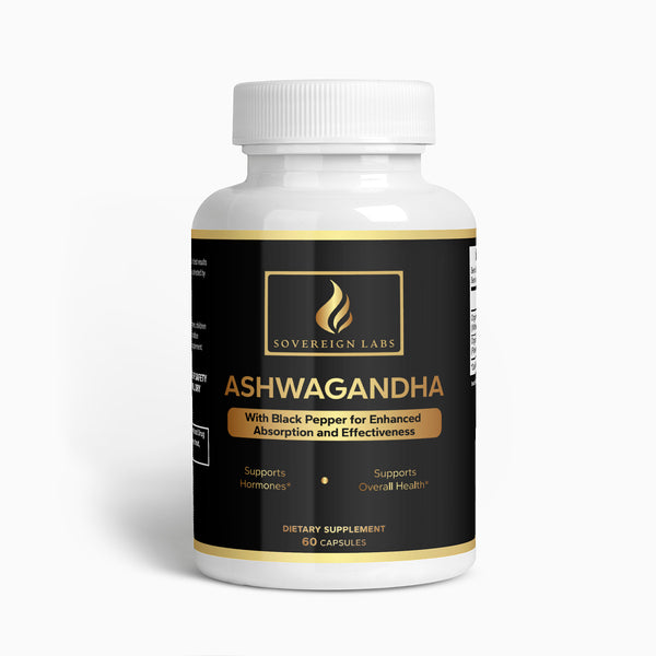 Ashwagandha & Black Pepper Extract - Natural Vitality & Stress Relief Formula