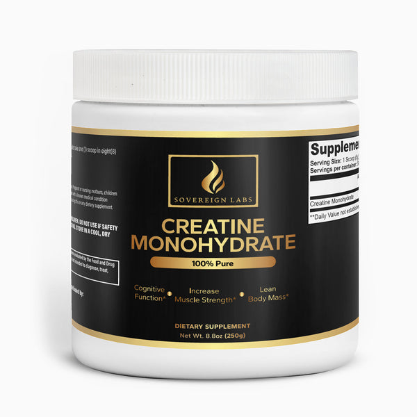 Creatine Monohydrate - Ultimate Formula for Cognitive Function, Physical Strength & Endurance