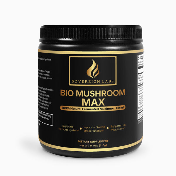 BioMushroom Max - Premium Fermented Mushroom Complex for Immunity, Focus & Energy