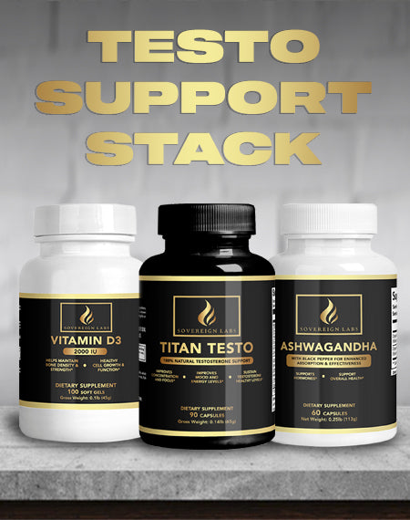 Testo Support Starter Stack - The Ultimate All-Natural Testosterone Boost for Men & Women